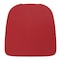 Flash Furniture 4PK Red Poly Resin Seats for Stools & Chairs, 4PK 4-JJ-SEA-PL01-RED-GG - alternate 3